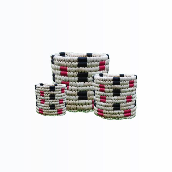 Sabai Grass Planter Set of 3 - Random Color